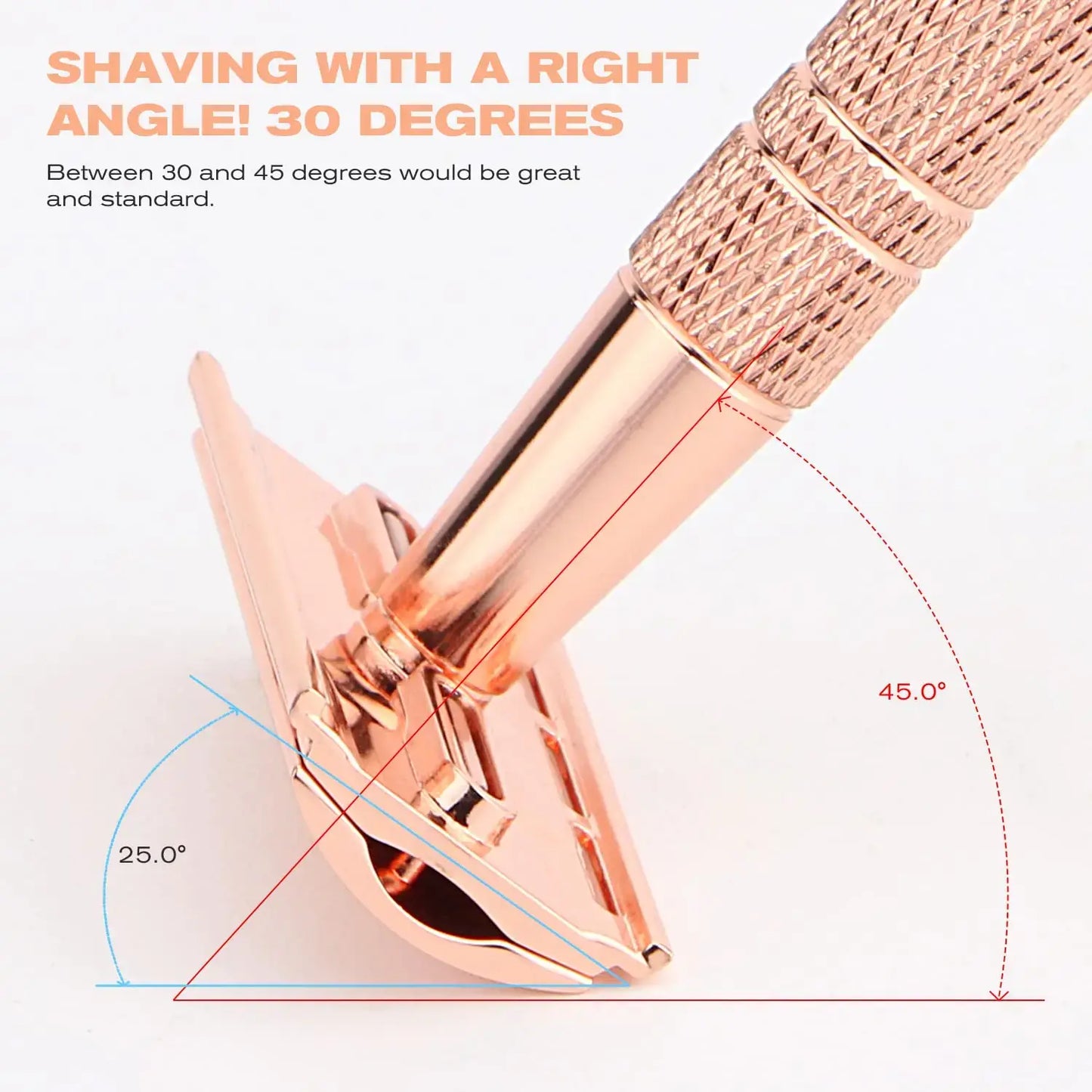 SmoothShave™ Safety Razor + Free 10 Premium Blades