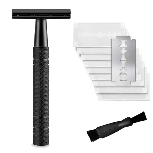 SmoothShave™ Safety Razor + Free 10 Premium Blades